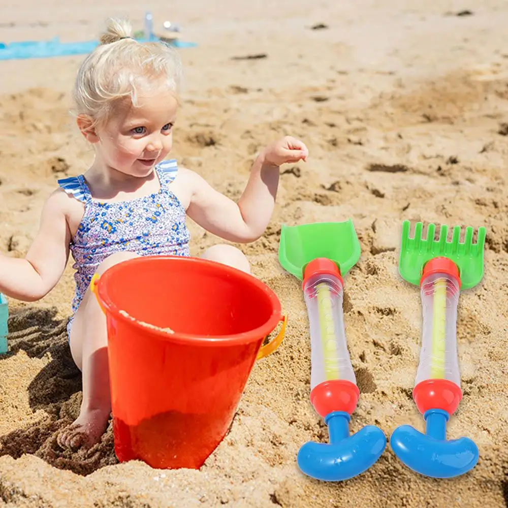 

Beach Games Plastics Water Fights Beach Rakes Shovels Water Spray Easy To Fill Handheld Pulling Type Sprinkler Summer