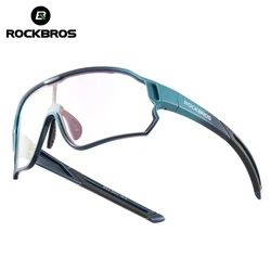 ROCKBROS-gafas de sol polarizadas fotocromáticas para niños, protección UV400, clásicas, a prueba de viento