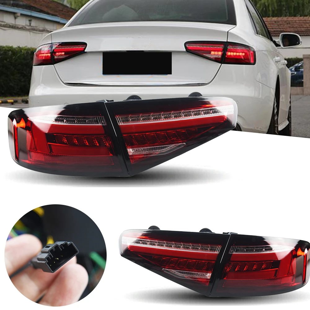 

Taillights For Audi A4 B8 A4L LED Rear light 2013-2016 Tail Lamp Car Styling DRL Dynamic Turn Signal Reverse Auto Accessories