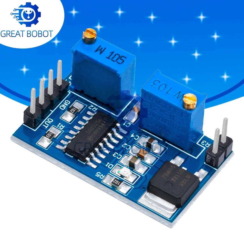 1~10PCS DC 5V 12V SG3525 PWM Controller Module 100HZ-100KHZ Adjustable Frequency Control Board Diy Electronic
