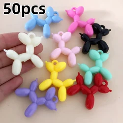 50pcs 35x35mm Popular Puppy Dog Acrylic Charms Kawaii Small Pet Pendant For Earring Keychain Diy Accessory Cute Jewelry Findings