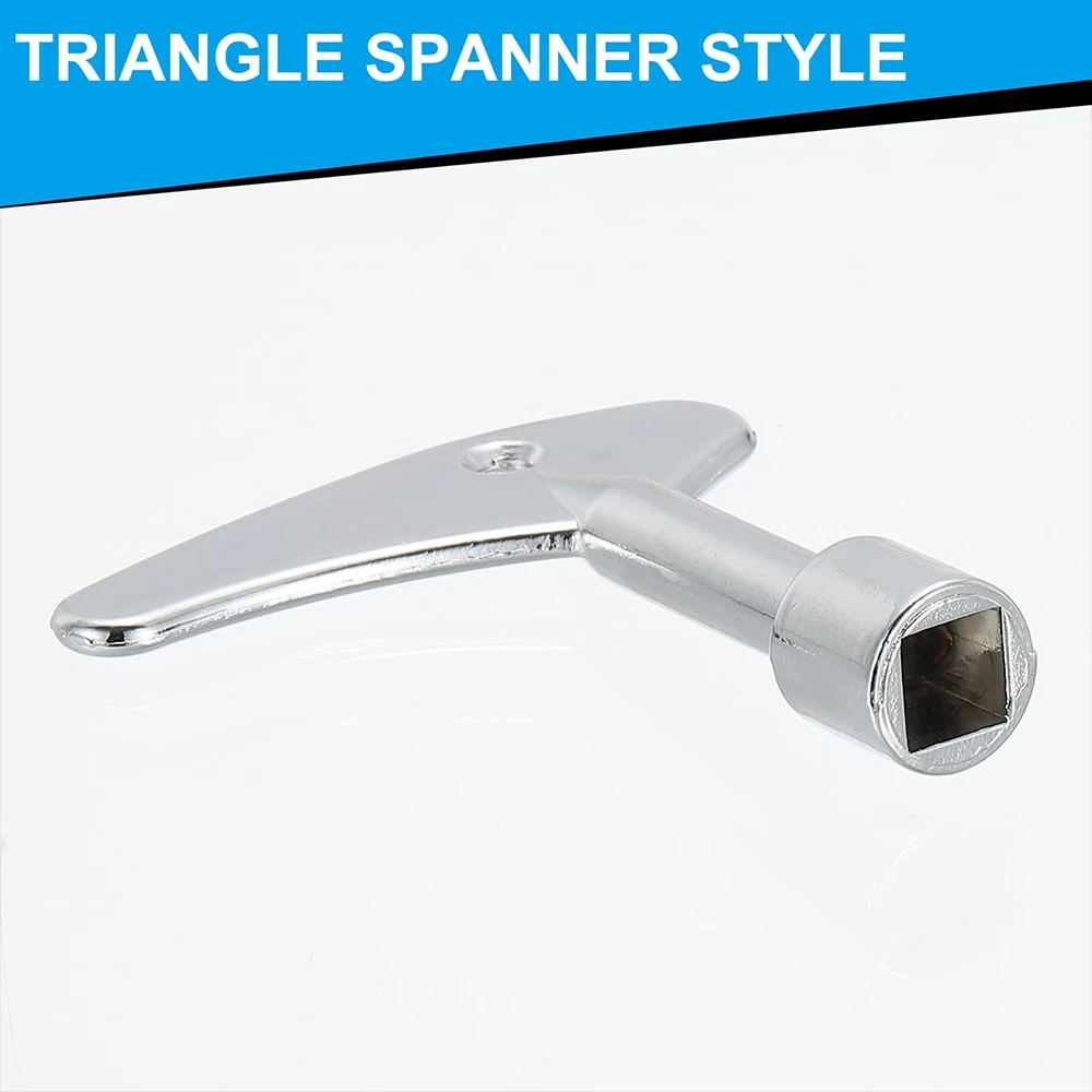 1 قطعة مفتاح الربط المهنية سباك مثلث مفتاح لقطار خزانة كهربائية/مترو الأنفاق/مصعد/صمام عداد المياه