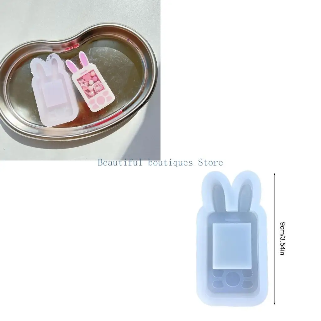 U4LF Resin Shaker Molds Silicone Resin Casting Molds Epoxy Quicksand Molds for DIY Pendant Charms Jewelry Making Accessories