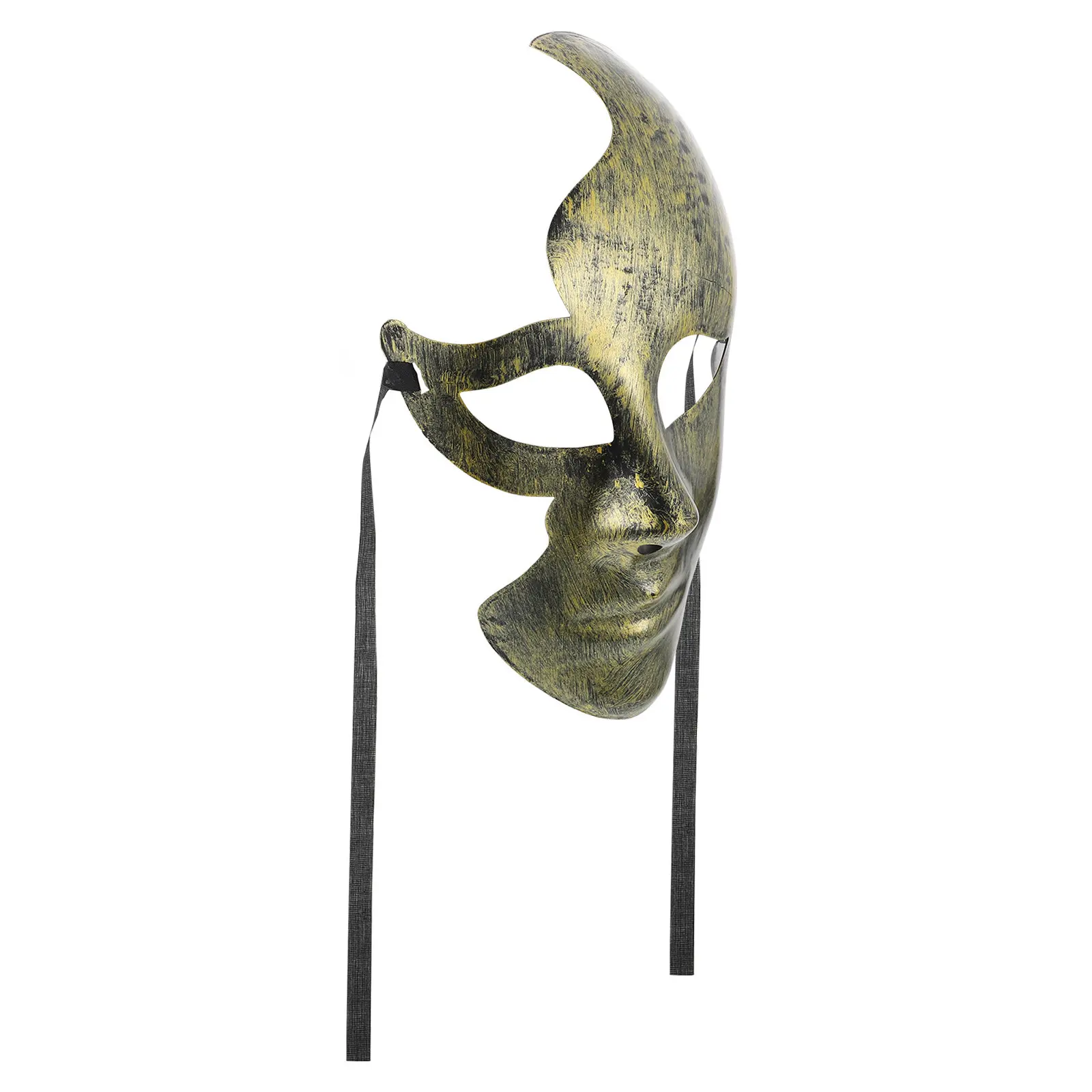 

2Pcs Premium Half Face Mask Hollow Out Design for Halloween Costume Party Masquerade Festival Role Play Decorative Cosplay