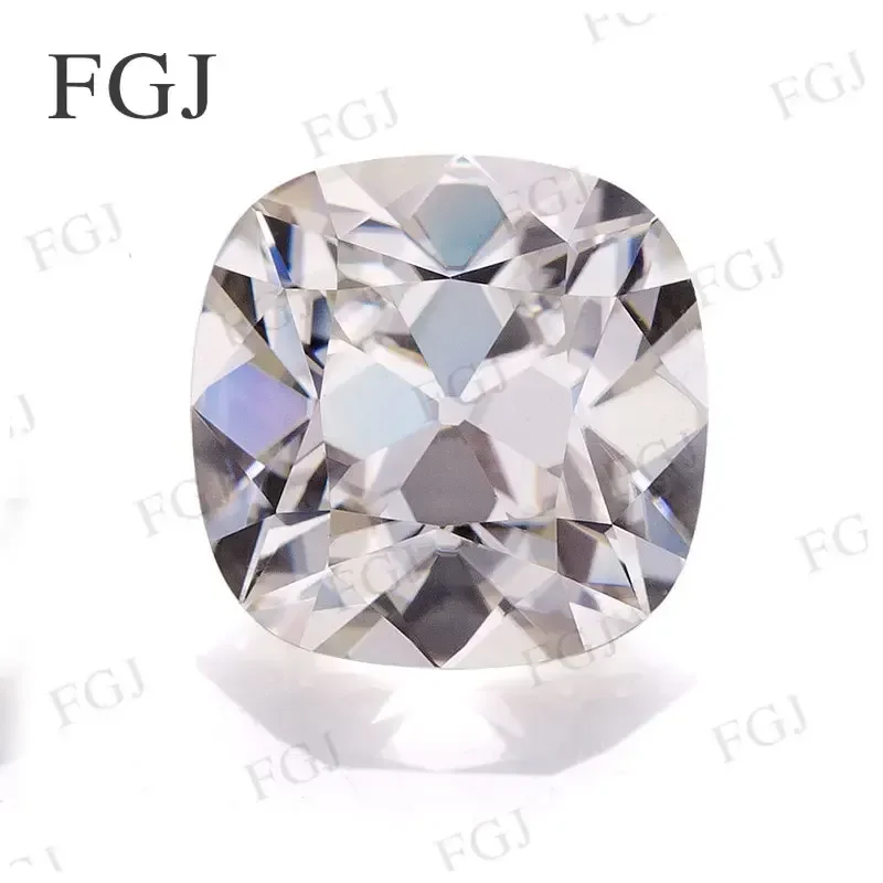

White Moissanite Stone Cushion European Cut With GRA Loose Gemstone Beads Diamond Tester Positive Manufacturer Supply Wholesale