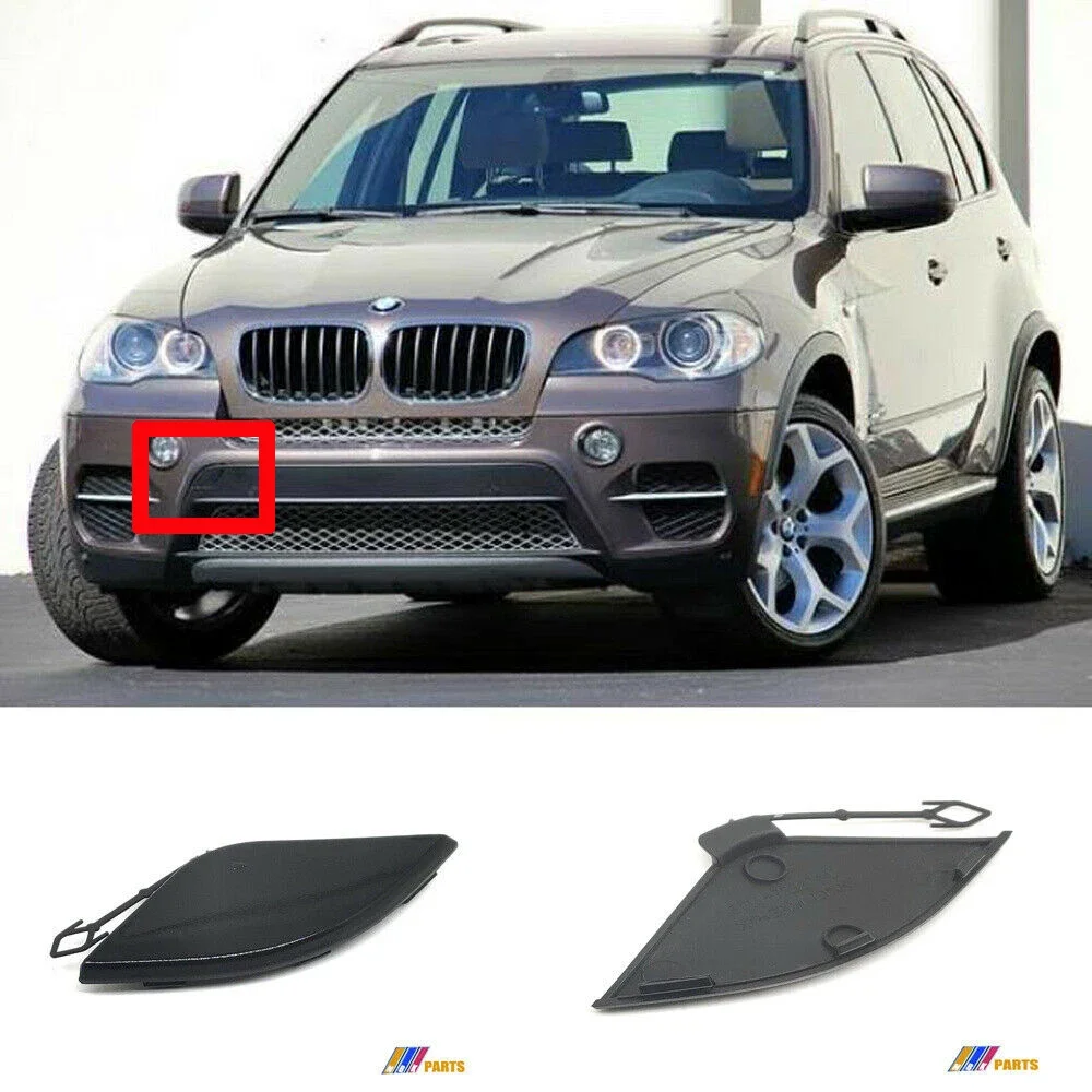 TOW COVER for 10-13 BMW X5 Series E70 LCI  30i 35i 40i 50i 30dX 35iX 40dX 40iX 50iX M50dX xDrive sDrive FRONT & REAR