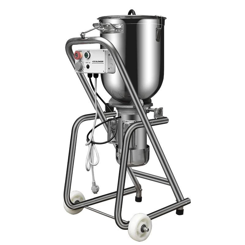 Macchina per il ghiaccio commerciale di grande capacità da 30 litri, miscelatore per marmellata a pavimento, frappè, macchina per rompere la parete del ghiaccio con fagioli Mung