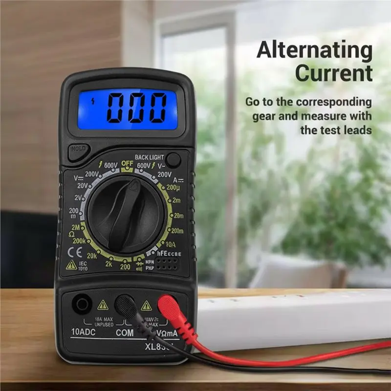 CQMF-XL830L 다기능 디지털 멀티미터 저항 전압 측정 AC/DC 볼트미터 DC 암미터 테스터