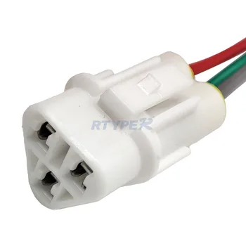 3PIN fiş konnektörü için 1/5/10 takım tel motosiklet entegre arka lambası LED fren kuyruk işık Yamaha için uyumlu