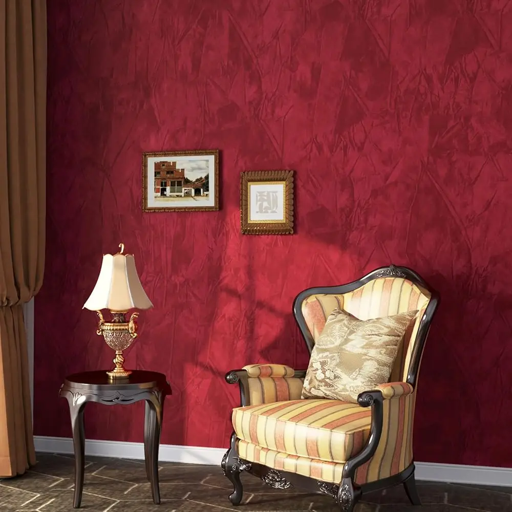 

30In X 16.5Ft Red Wallpaper Sti And Peel Luxury Velvet Wallpaper Emed Red Contact Paper Peel And Sti Cabinet Vintage Velvet
