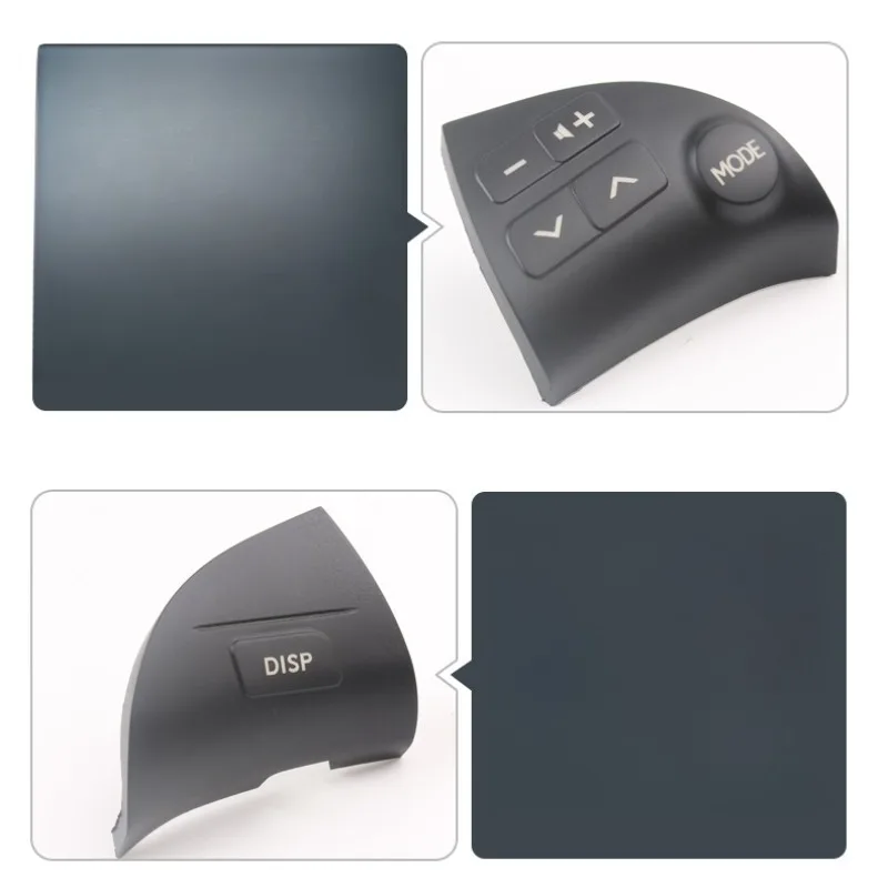 1Set L + R 2006-2012 لكزس ES350 84250-33190 أسود رمادي عجلة القيادة التحكم في مستوى الصوت متعددة الوظائف زر التبديل غطاء