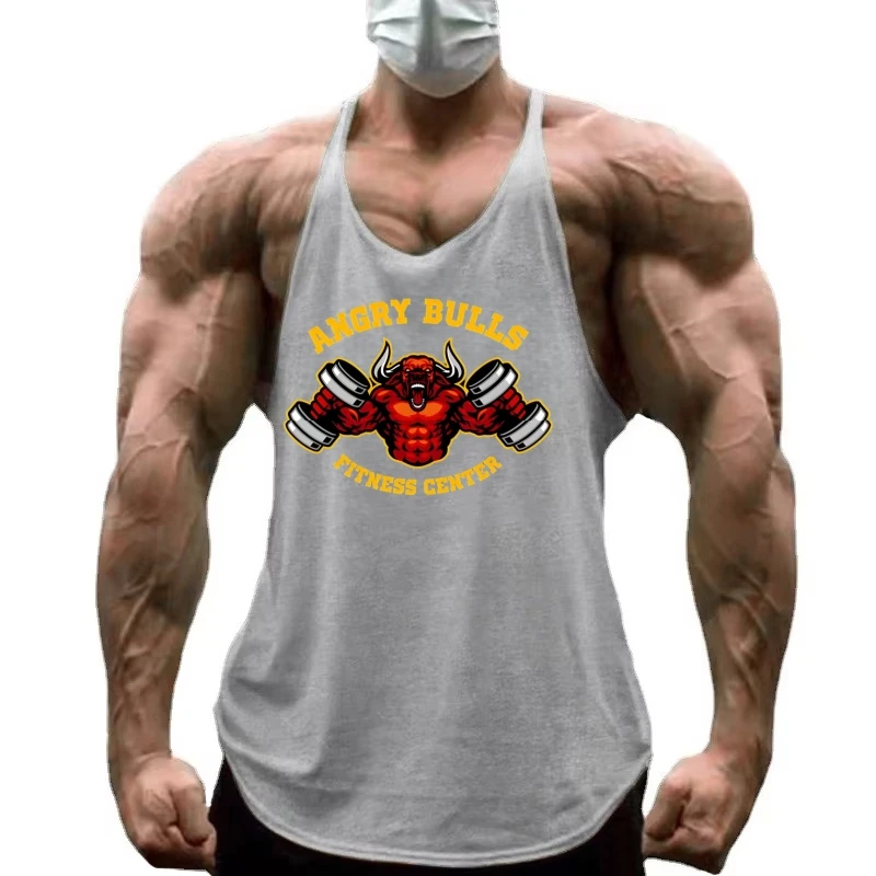 

2025 Men's Bodybuilding Gym Vest - Sleeveless Cotton Training Undershirt, Athletic Shirt for Fitness & Muscle Building Workouts