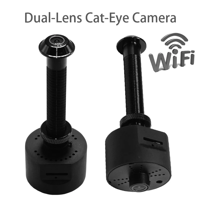dual-lens-cat-eye-wide-angle-security-door-camera-for-home-security-outdoor-and-indoor-monitoring-with-two-way-audio-intercom