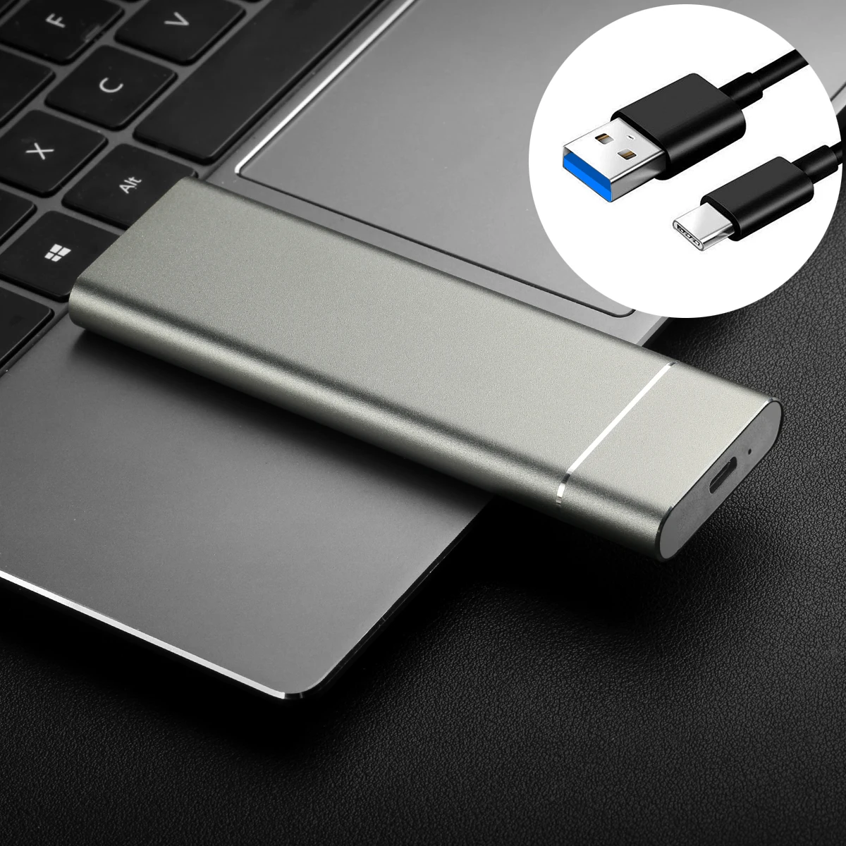 M.2 a USB NGFF SATA SSD Enclosure Tool-Free Type C adattatore SSD esterno 5Gbps custodia per disco rigido portatile per NGFF 2242 2260 2280