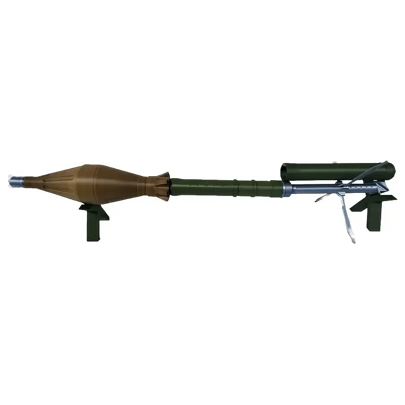 1:1/1:2 Scale RPG Rocket Model, High-Strength ABS with Folding Fins & Removable Cover for Home Office Display Airsoft Gun Decor