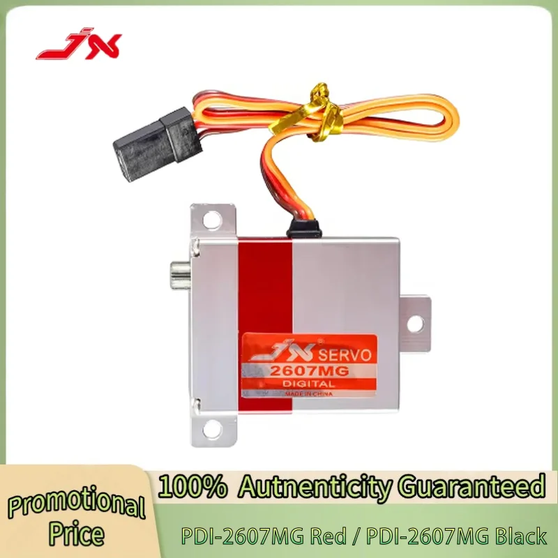 

JX Servo PDI-2607MG 7.2kg 0.13sec Digital Full Metal Aluminium Case Wing Servo for RC Drone Glider Dual Ball Bearing