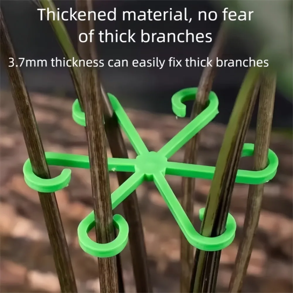Plastic Plant Stem Support Clip Is Suitable for Gardening Vine Plant Stem Branch Sorting Fixing Frame Garden Tools Plant Clips
