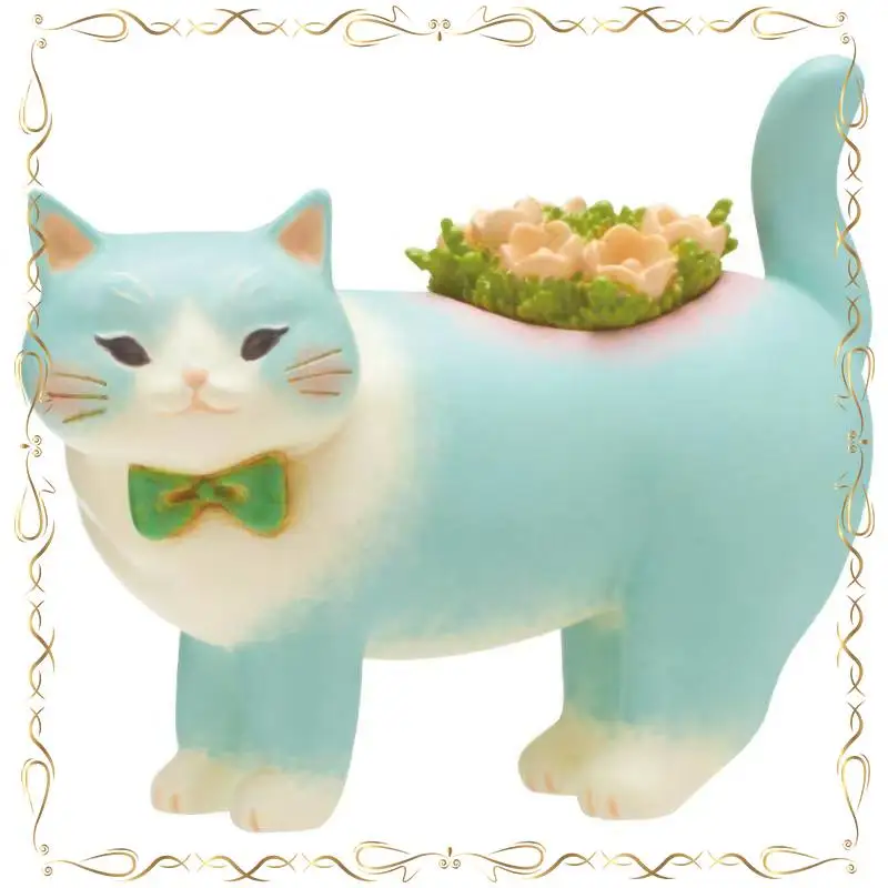 

Chubby Potted Plant Cat Gashapon Desktop Ornament Keepsake Action Figure Model Toys