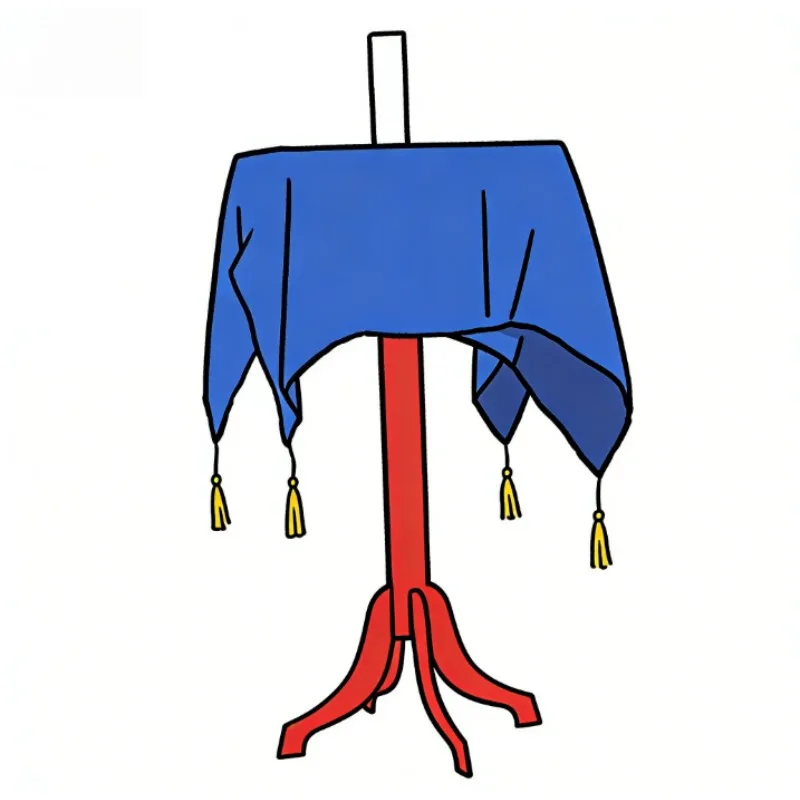 

Anti-Gravity Floating Table Magic Trick Professional Levitating Illusion with Vase Case Stage Magician Gimmick