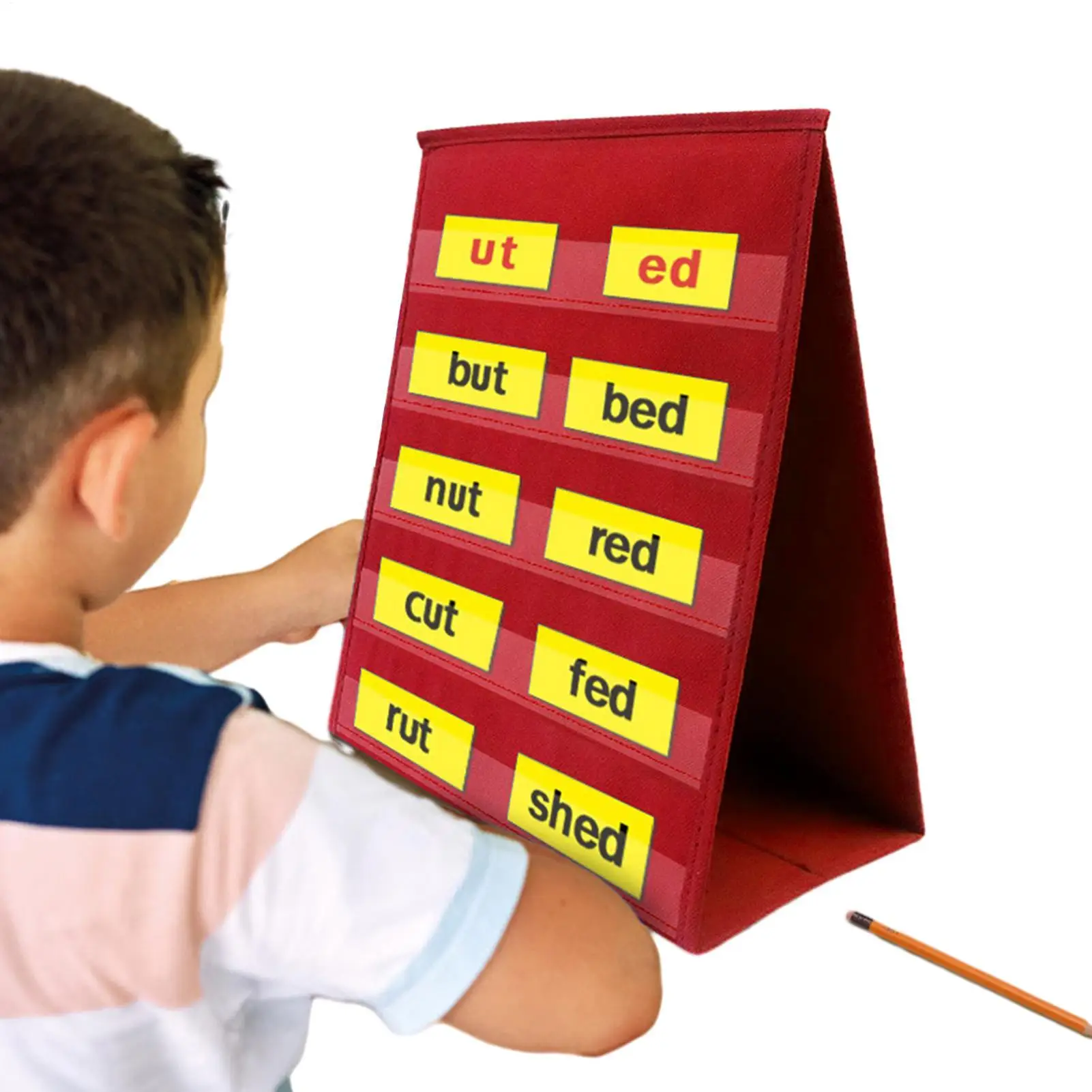 مخطط الجيب على سطح الطاولة في الفصل الدراسي، منظم مخطط الجيب التعلمي، مخطط الجيب ذاتي الدائمة لعروض الفصل