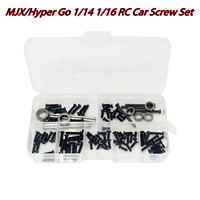 MJX Hyper Go RC Car Upgrade Parts For  16208 H16BM 14304 14303 14209 14210 14211 Hardened Screws Nuts Pins and Bearings.