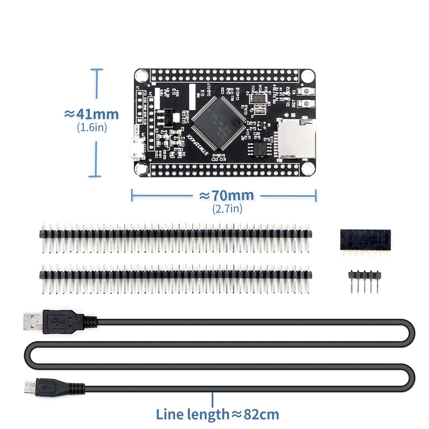 A68M-STM32F407VGT6 STM32 System Core Board STM32F407 Entwicklungsboard F407 Single-Chip Learning Board