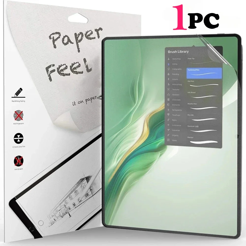 

1Pcs HD Film for HUAWEI MatePad Pro 12.2 Air 2025 11.5S 12 X Honor Magicpad 3 13.3 2 12.3 Inch Paper Feel Like Screen Protector