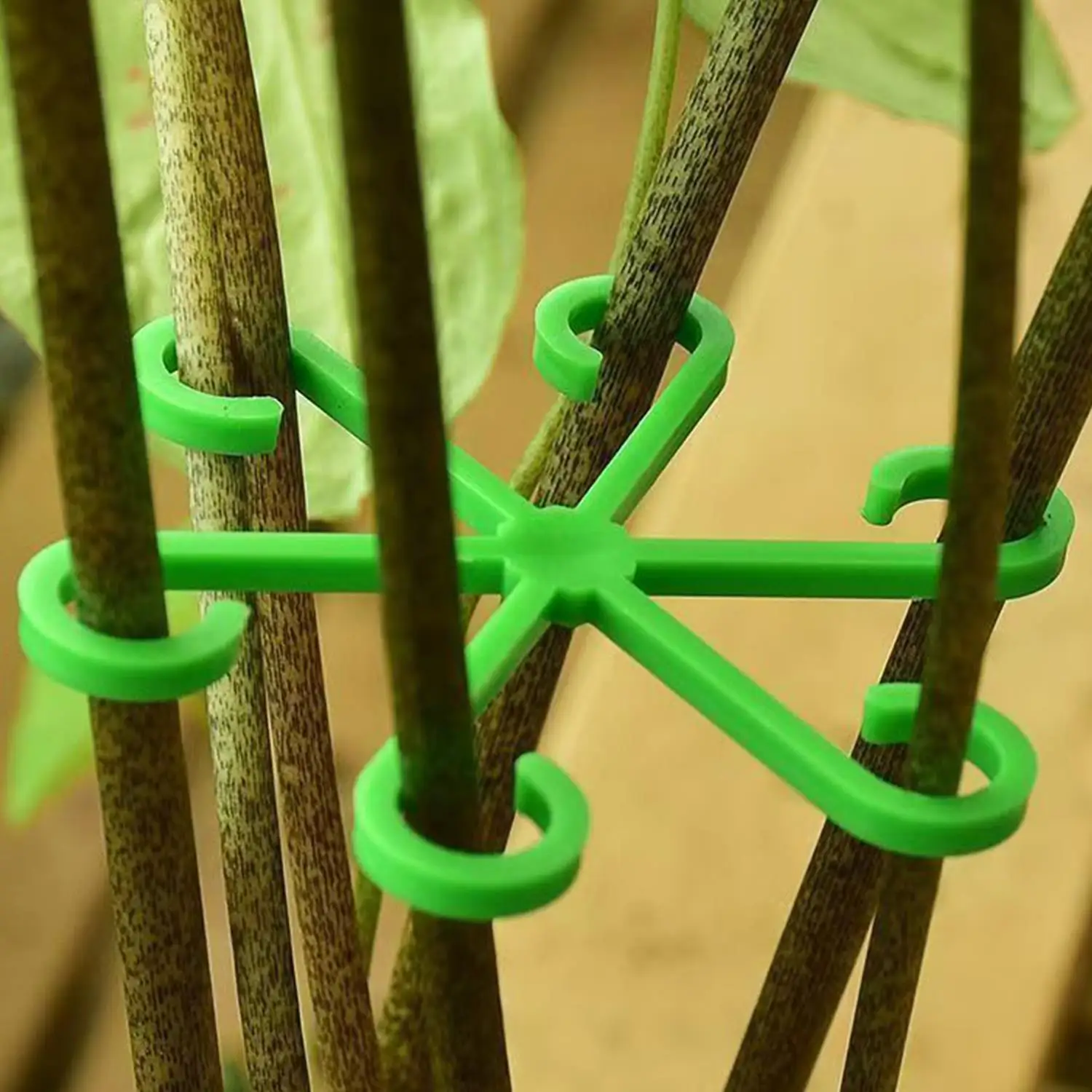 4pcs Climbing Plants Support Clips Flower Stem Collection Fixing Rack Climbing Support Frame For Climbing Plant Stem Support