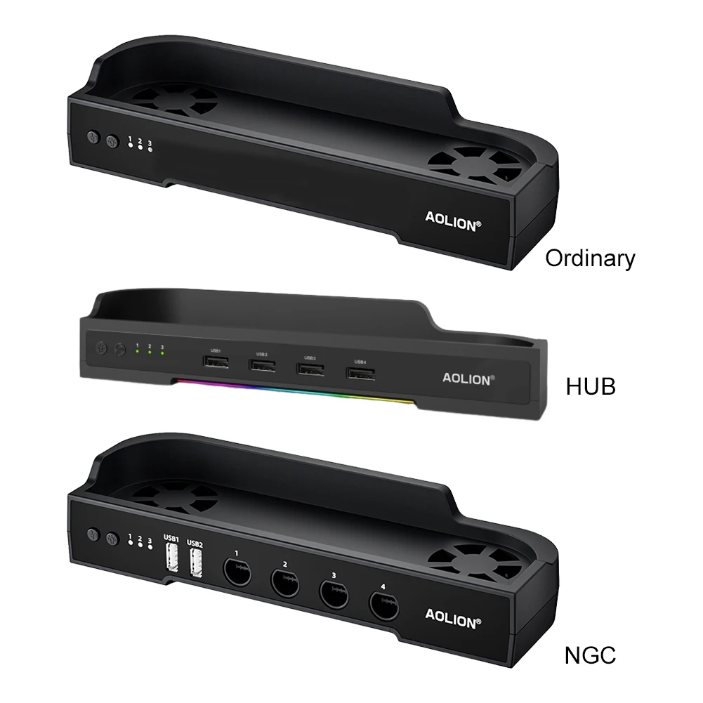 للتبديل 2 قاعدة مروحة التبريد الألعاب قاعدة النخيل محور توسيع حوض عالية السرعة NGC التبريد المزدوج المشجعين لعبة الملحقات