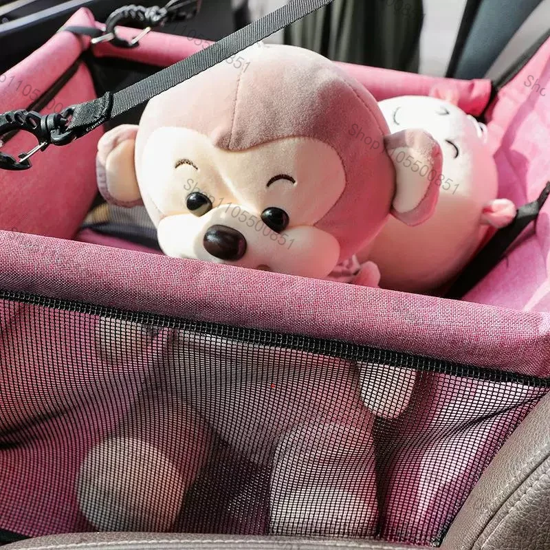 Car pet bag pet travel pad car hanging bag breathable car bag supplies