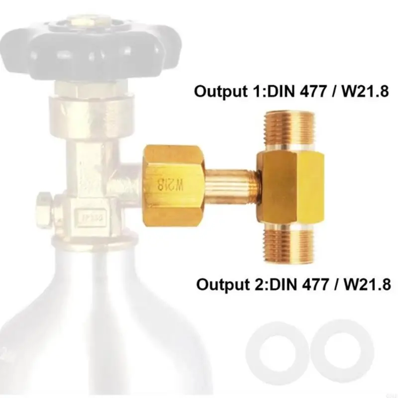 أداة تركيب محول ثاني أكسيد الكربون من النحاس المقاوم للتآكل، محولات زجاجات المشروبات الغازية
