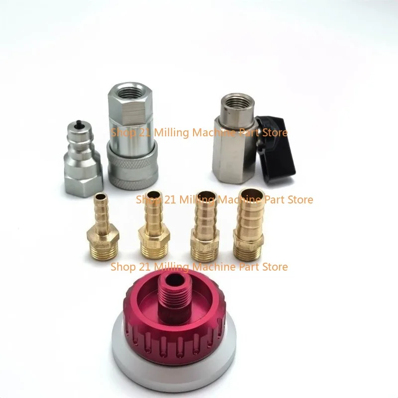 

1set Self Sealing Metal Vacuum Valve Nozzle Reusable Vacuum Bag Connector for Prepreg Vacuum Process Carbon Fiber Resin Infusion