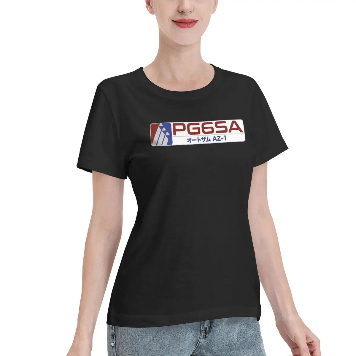 Reliable Item Autozam AZ-1 PG6SA Women's T-shirt Matching Outfit Office Casual Top
