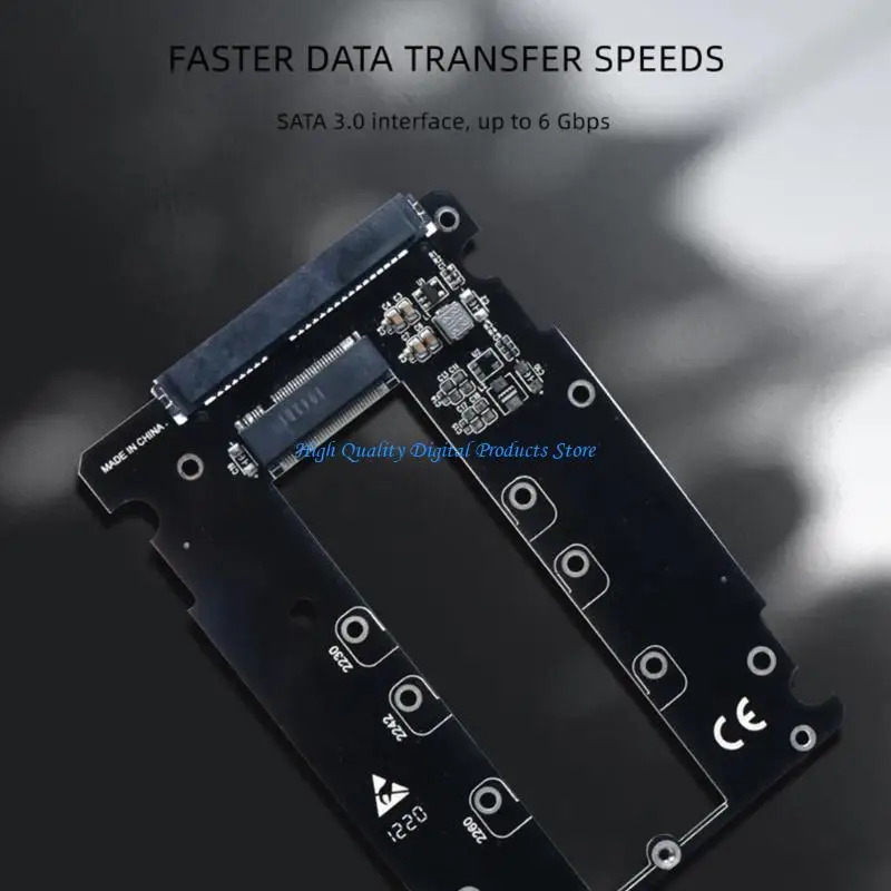 U2JE Desktop Repair Storage Board for M.2 B Drive Connection to Standard Port, Open Layout, Single Board Pack,