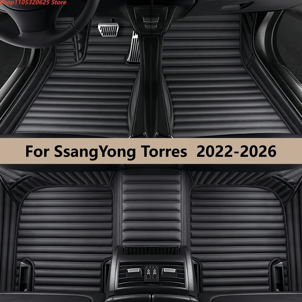 

Custom Car Floor Mats For SsangYong Torres 2022 2023 2024 2025 2026 Interior Details Accessories Artificial Leather