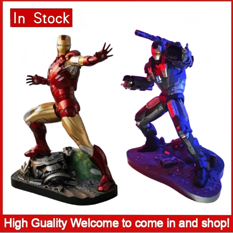 

New 50cm High Quality Avengers: Iron Man Mk6 Full-Body Figure With Glowing Hands, Gk Model, Perfect Gift For Friends’ Birthdays