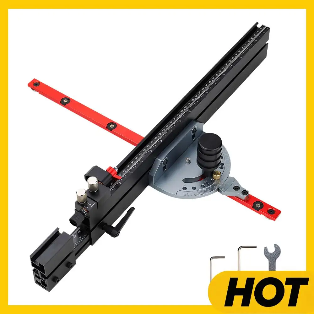 

Угловой ограничитель для пилы с регулируемым углом наклона, прецизионная система угломера для настольной пилы, стандартное гнездо 3/4 x 3/8 дюйма, инструменты для деревообработки