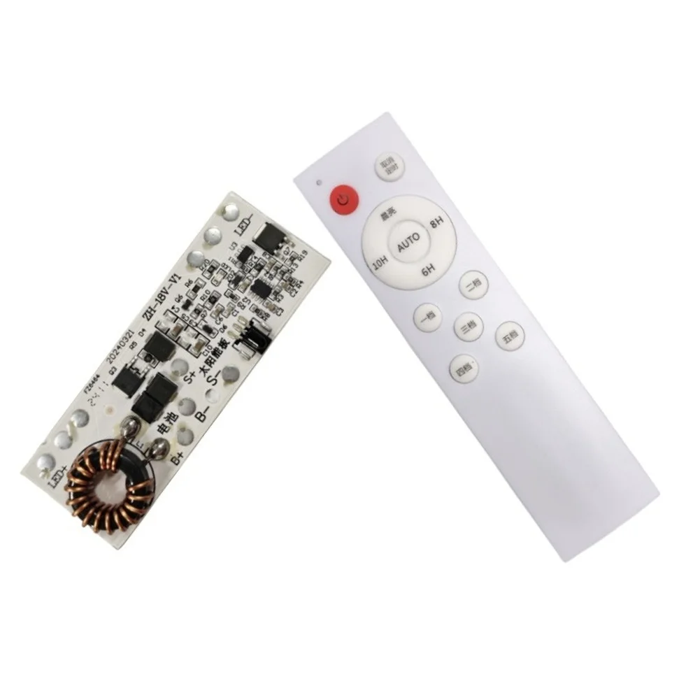 For MPPT Solar Light Control Board 18V Input with Remote for Streetlights Supports 3 2V Lithium Iron Phosphate Battery