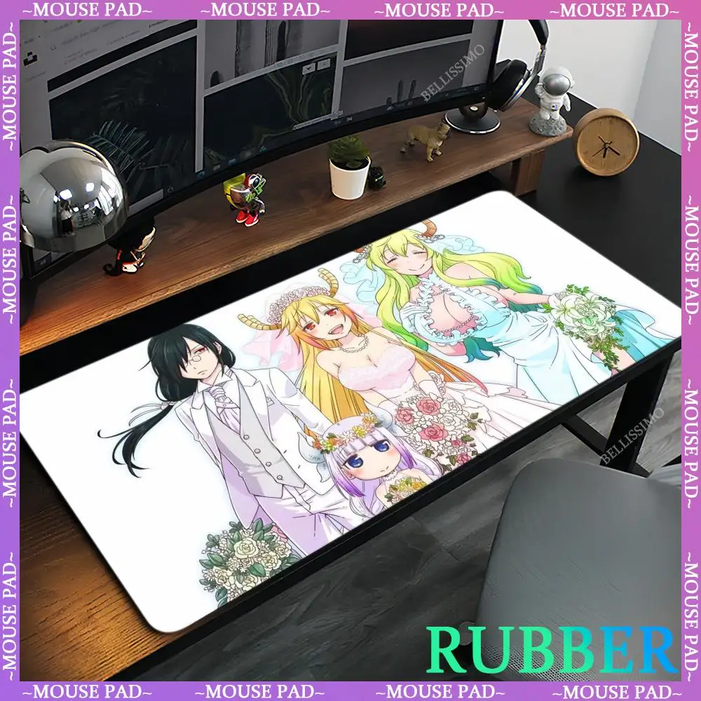 Ergonomic mouse pads Game pad Desk mats Computer cabinet pads Oversized Gaming Mouse art D_dragon_Maid