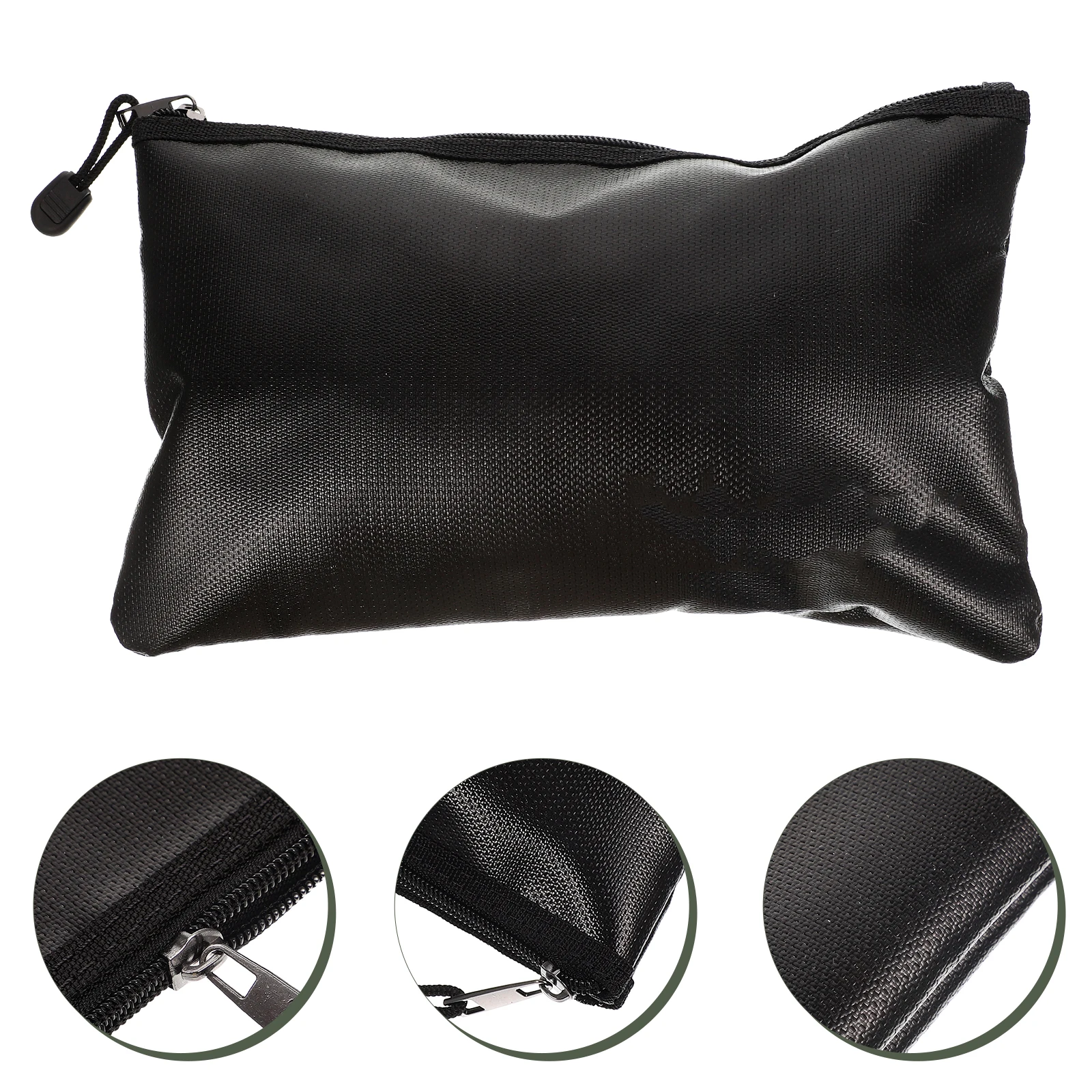 

Portable Fireproof Document Bag Waterproof Holder Multi Layers Protection for Documents Cards Passports Money Certificates