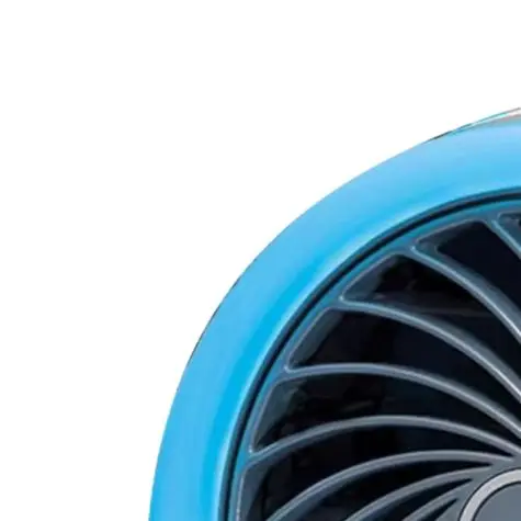 Portable Air Cooler Fan with Multi Directional Vents and 3 Speed Controls Includes Reusable Ice Packs and LED Light Options