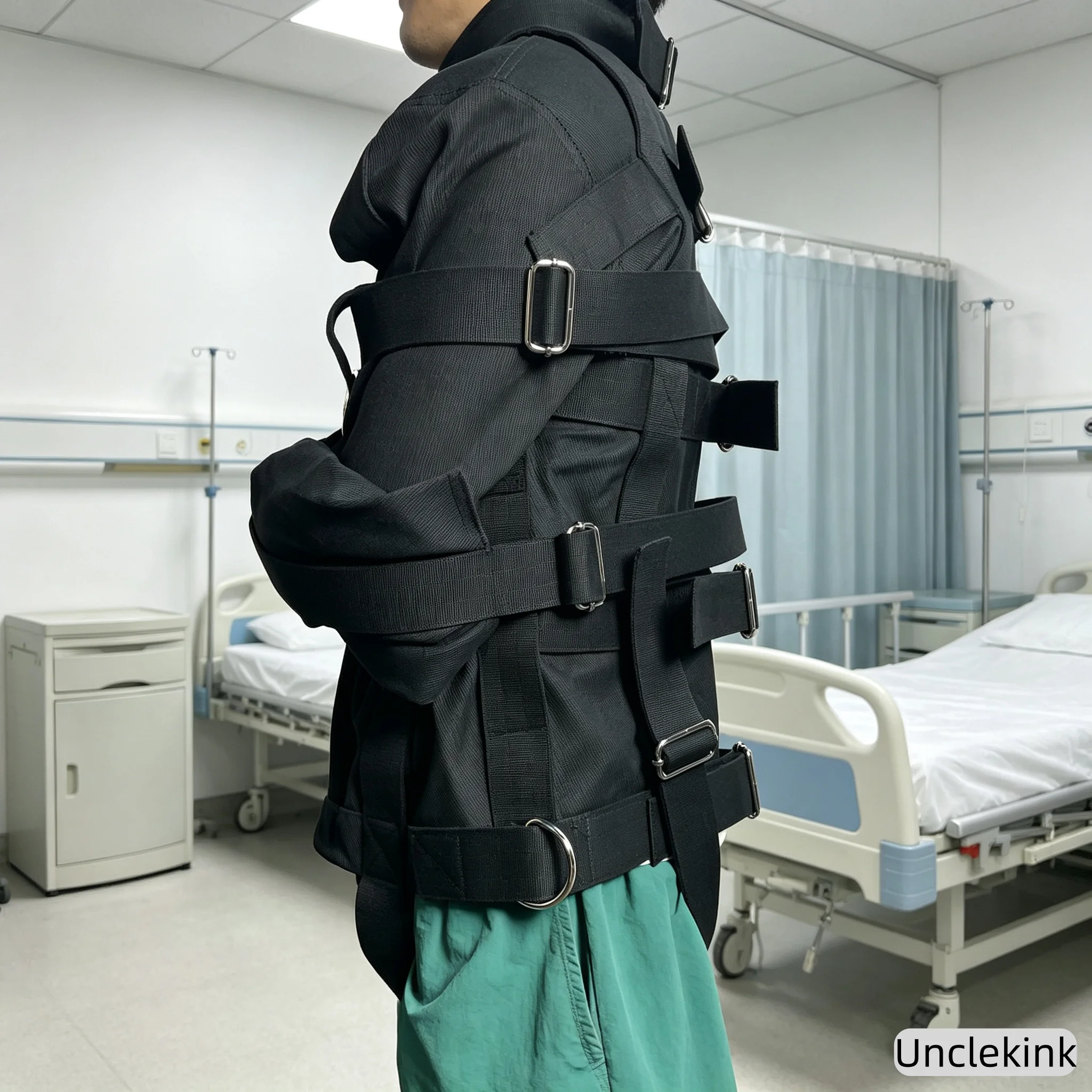 Medical Restraint Straitjacket Patient Safety Anti-Scratch Anti-Violence Protective Gear Hospital Psychiatric Nursing Suit