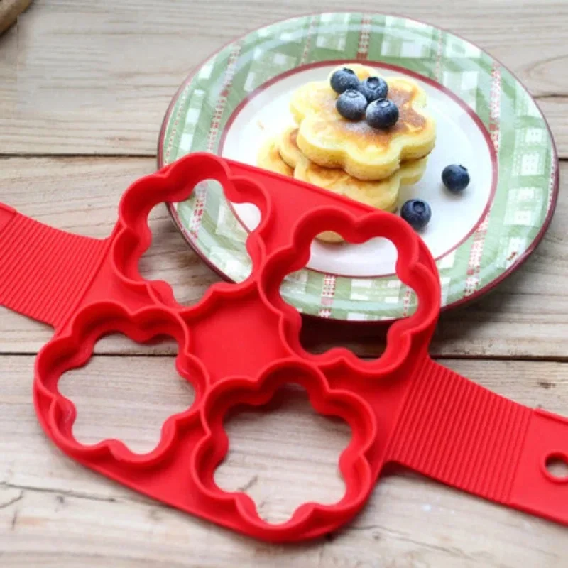 

Egg Pancake Ring Nonstick Pancake Maker Mold Silicone Egg Cooker Fried Egg Shaper Moulds for Kitchen Baking Accessories