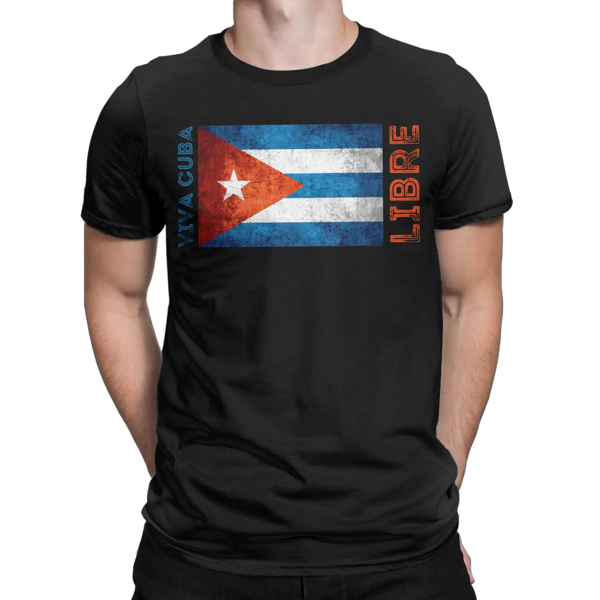 Priting Viva Cuba Libre T Shirt For Men Women Round Neck Short Sleeve Top Tee Free Cuba 100%Cotton Summer Tops Shirts