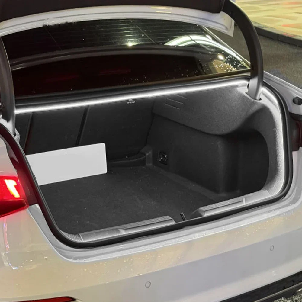 

Динамическая светодиодная лента потока багажника для Audi A3 A4 A6 12 В, декоративная задняя дверь багажника, водонепроницаемый аксессуар для модификации автомобиля