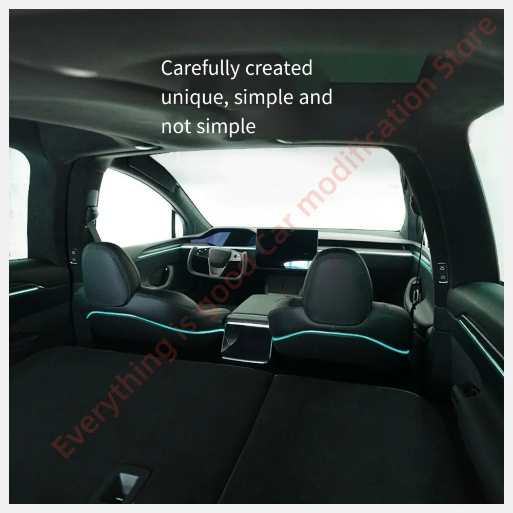 For Tesla Model X 128 color Radium Engraving atmosphere light Car interior lighting upgrade Car accessories Atmosphere lamp NEW