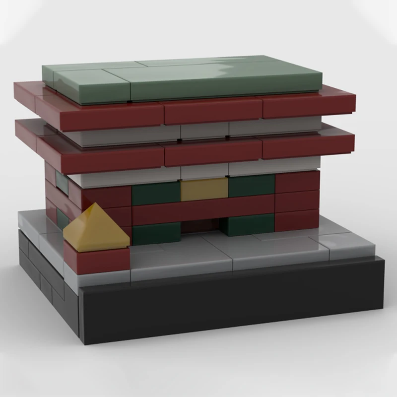 

82 шт. MOC Sensoji Temple 21051 модульные строительные блоки DIY японская храм архитектурная модель креативная сборная игрушка