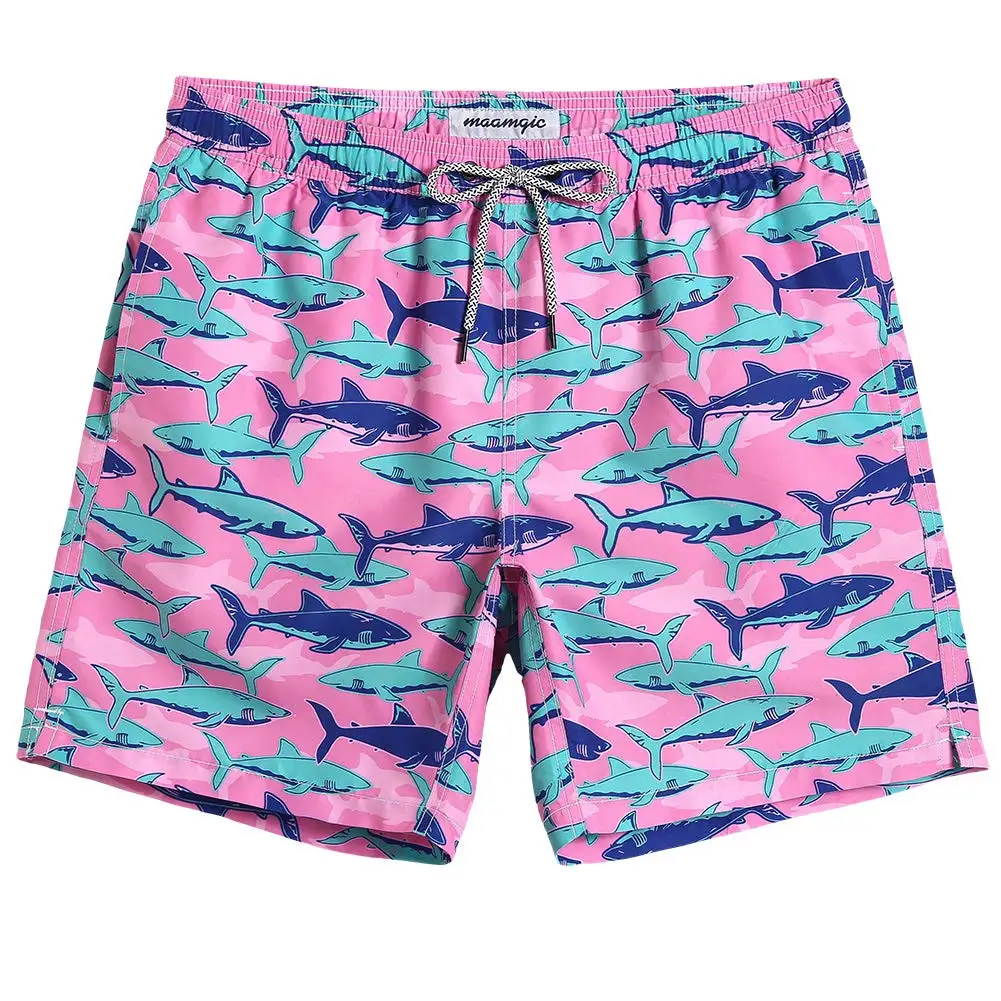 Men\'s Swimwear animals shark 3d Surfing Board Short Kids Beach Shorts Men Trunks Masculina Swimsuit Sports Pants Briefs Boy 2023