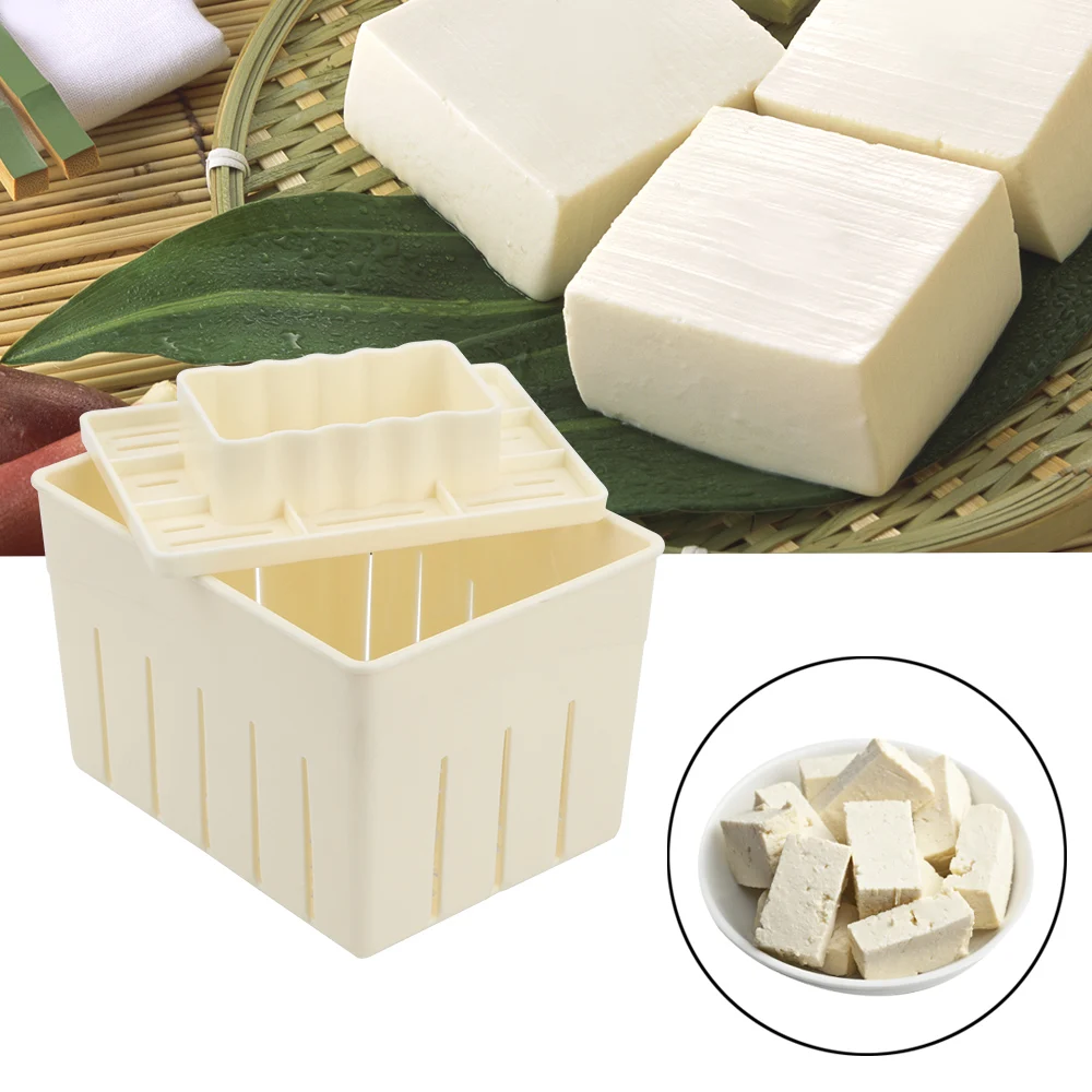 Kitchen Gadgets Kitchen Cooking Tool Set DIY Tofu Mold Soybean Curd Tofu Making Mold Homemade Plastic Tofu Press Mould