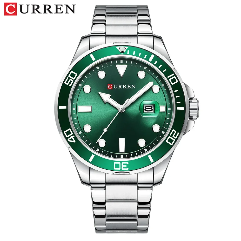 

Curren 8388 Men's Watch Waterproof Quartz Steel Band Watch Business Casual Calendar Men's Watch